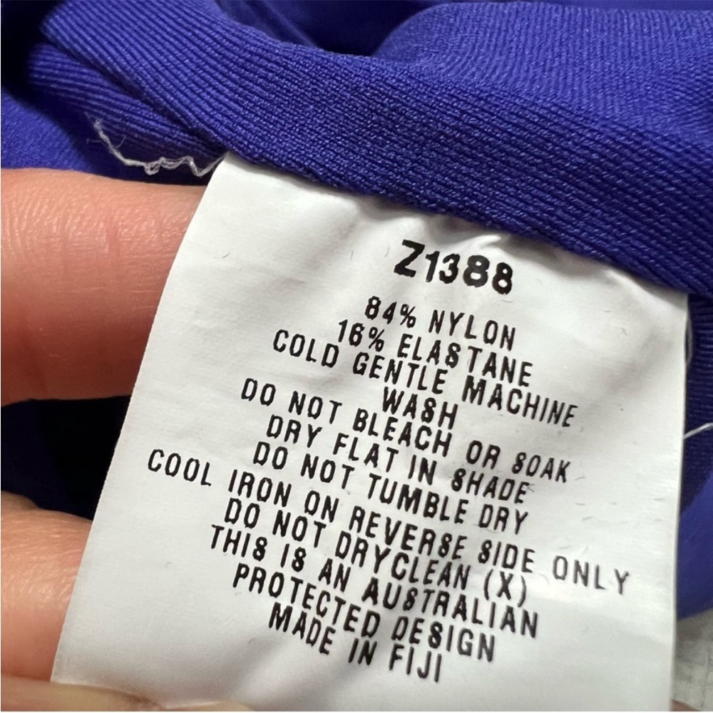 KOOKAI Square Neck Tank Size 2 Blue Crop Top - Picture 6 of 9